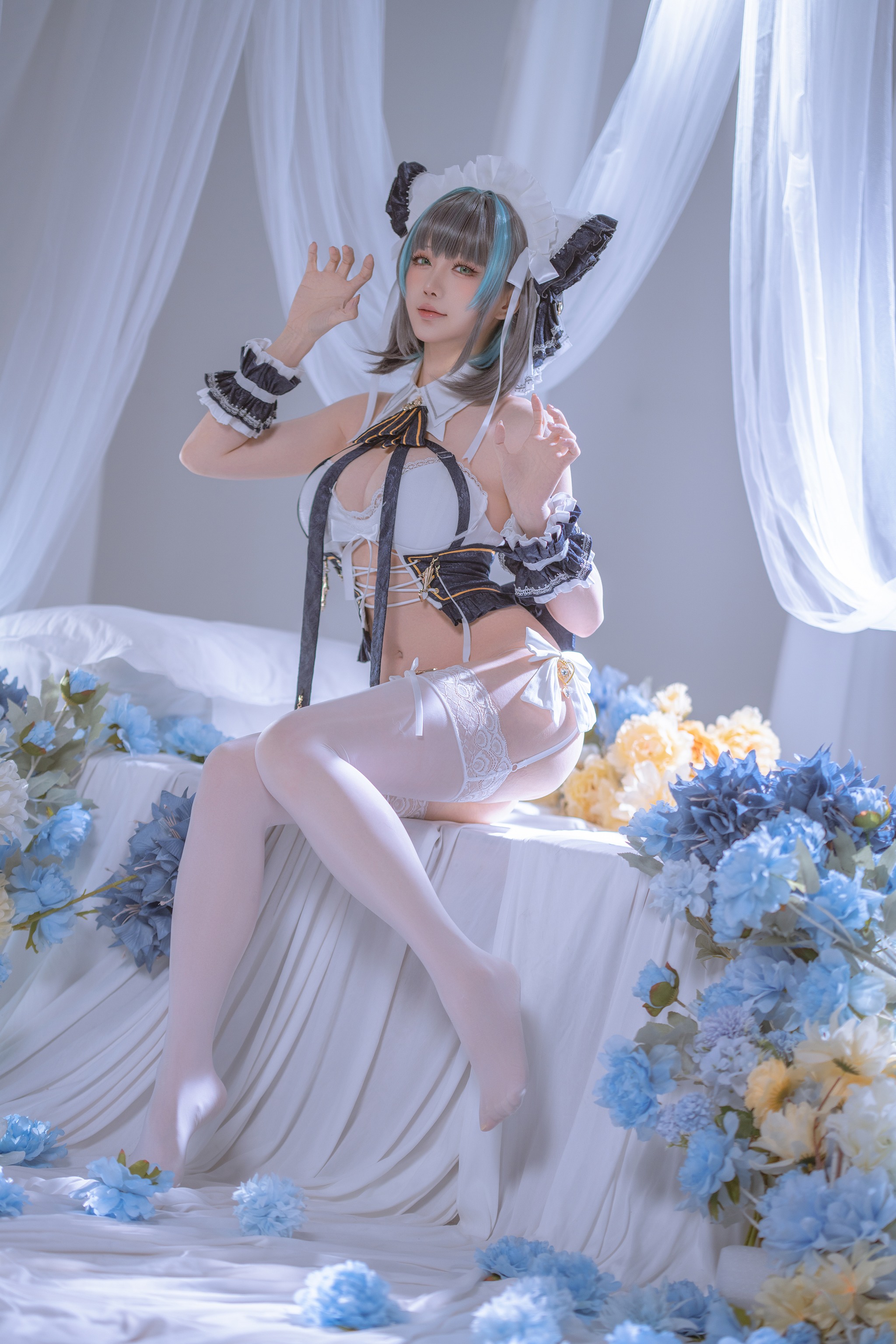星之迟迟 - NO.294 2025年08月计划E 碧蓝航线 柴郡内衣[55P1V]-XikXak